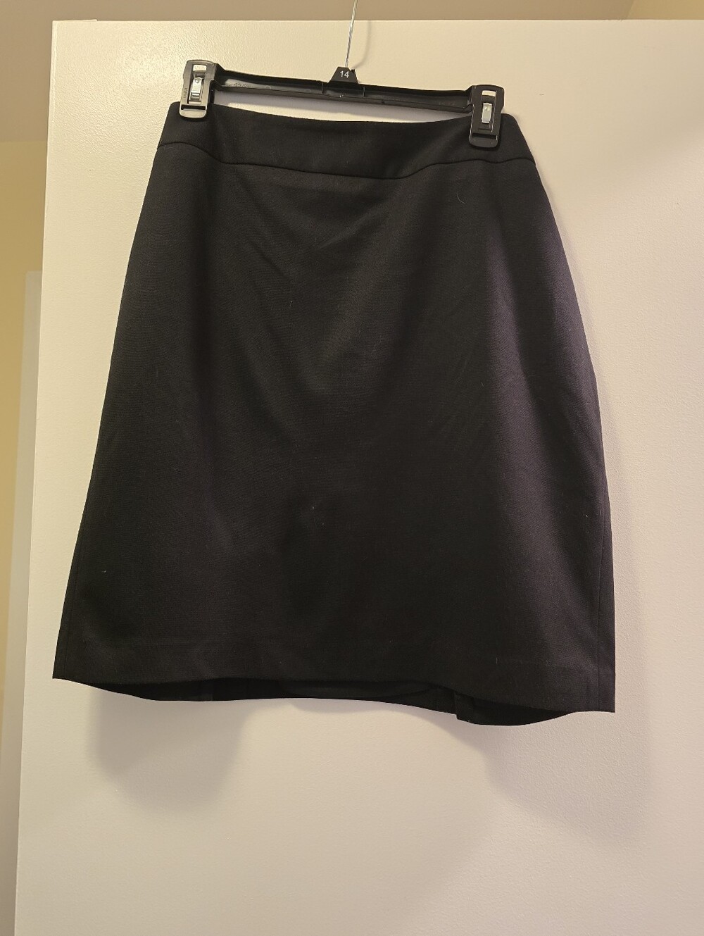 Ann Taylor LOFT Classic Black Business Casual Pencil Skirt 14